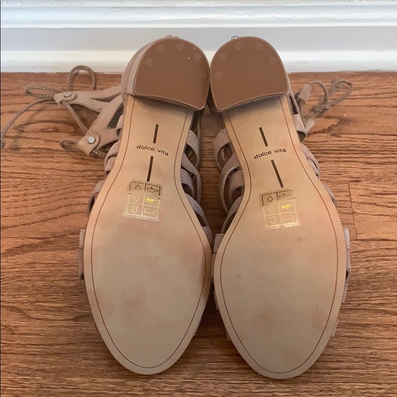 Dolce Vita Lace Up Heels - Picture 4 of 4